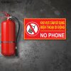 Bảng cấm sử dụng điện thoại di động