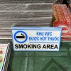 Bảng báo khu vực được hút thuốc