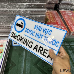 Bảng báo khu vực được hút thuốc