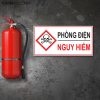 Bảng báo khu vực phòng điện nguy hiểm