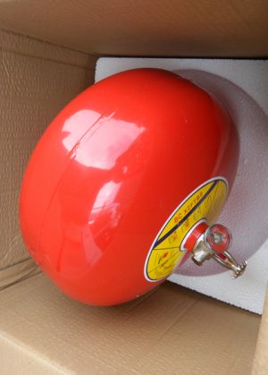 Quả cầu chữa cháy tự động 8kg bột BC XZFTB-8