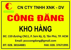 Bảng tên công ty bằng mica