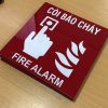 Bảng mica chuông báo cháy, còi báo cháy