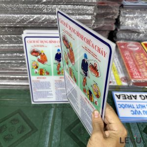 Bảng mica hướng dẫn sử dụng bình chữa cháy