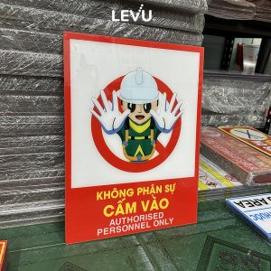 Biển báo công trình không phận sự cấm vào