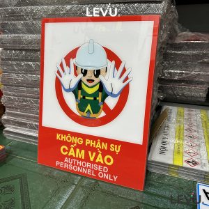 Biển báo công trình không phận sự cấm vào