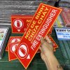 Biển báo nơi để bình chữa cháy mica