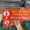 Biển báo nơi để bình chữa cháy mica