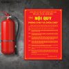 Bảng mica nội quy phòng cháy chữa cháy