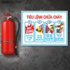Bảng mica tiêu lệnh phòng cháy chữa cháy