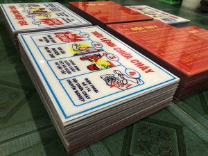 Bảng mica tiêu lệnh phòng cháy chữa cháy