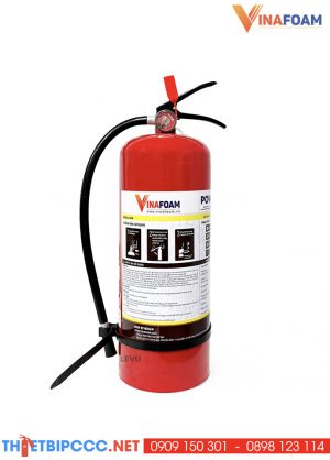 Bình chữa cháy bột ABC 6kg MP6/CMP6 Vinafoam