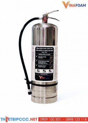 Bình chữa cháy nhà bếp 9 lít V9F-K inox Vinafoam