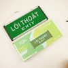 Đèn exit chỉ dẫn lối thoát hiểm an toàn pccc