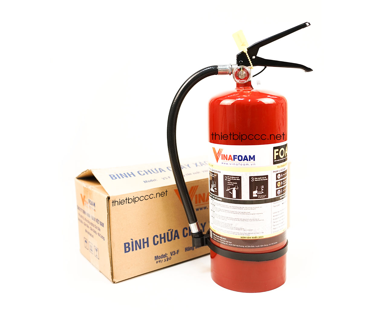 Bình chữa cháy bọt Foam 3 lít V3F Vinafoam