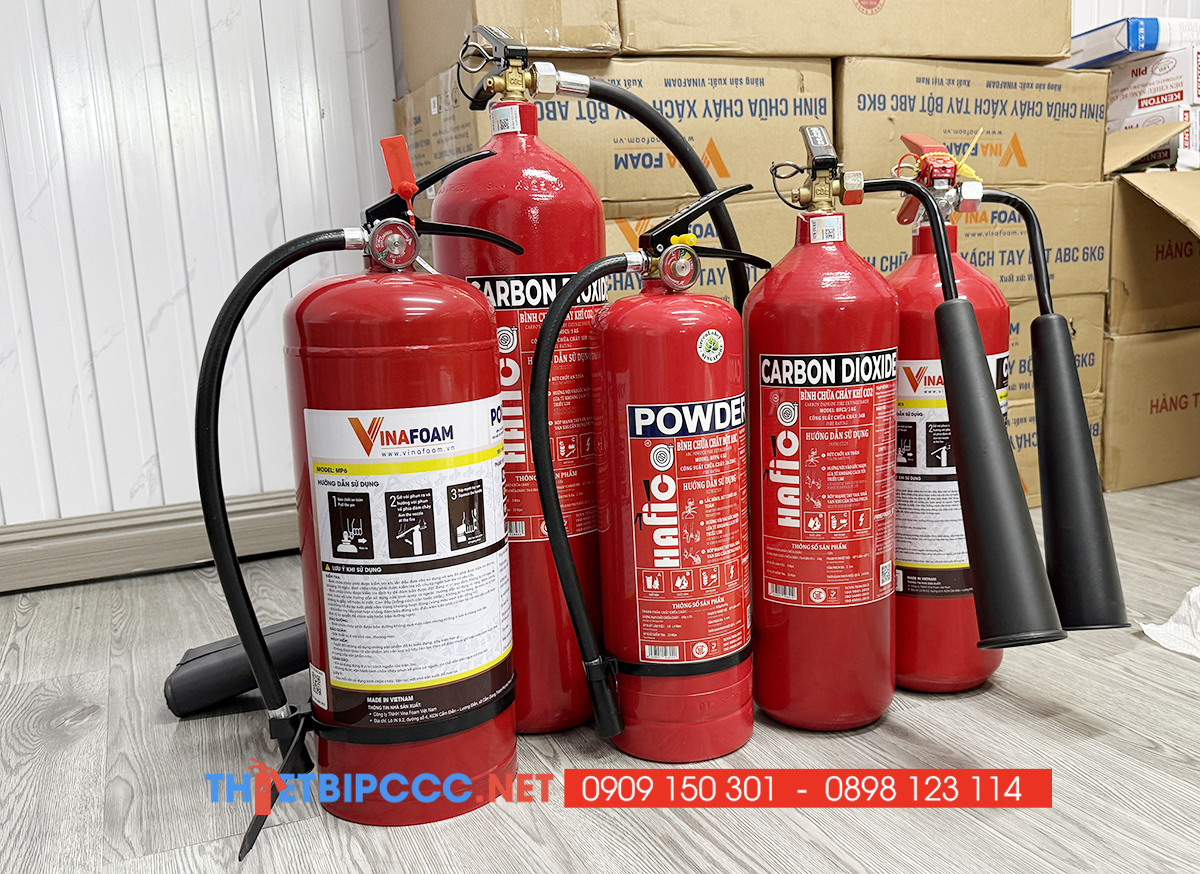 Chọn mua bình chữa cháy cầm tay như thế nào phù hợp?