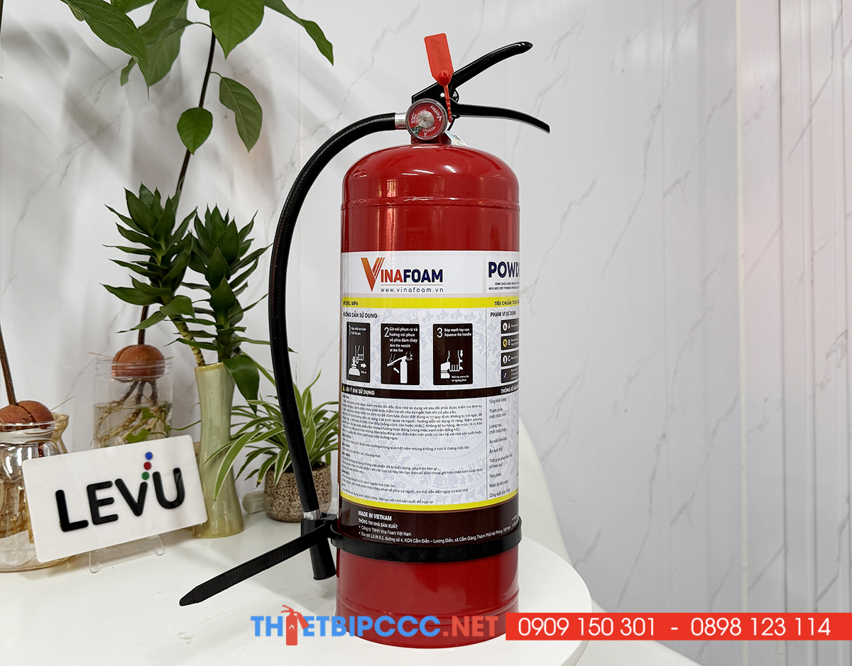 Nơi bán bình chữa cháy cầm tay chính hãng có tem kiểm định pccc