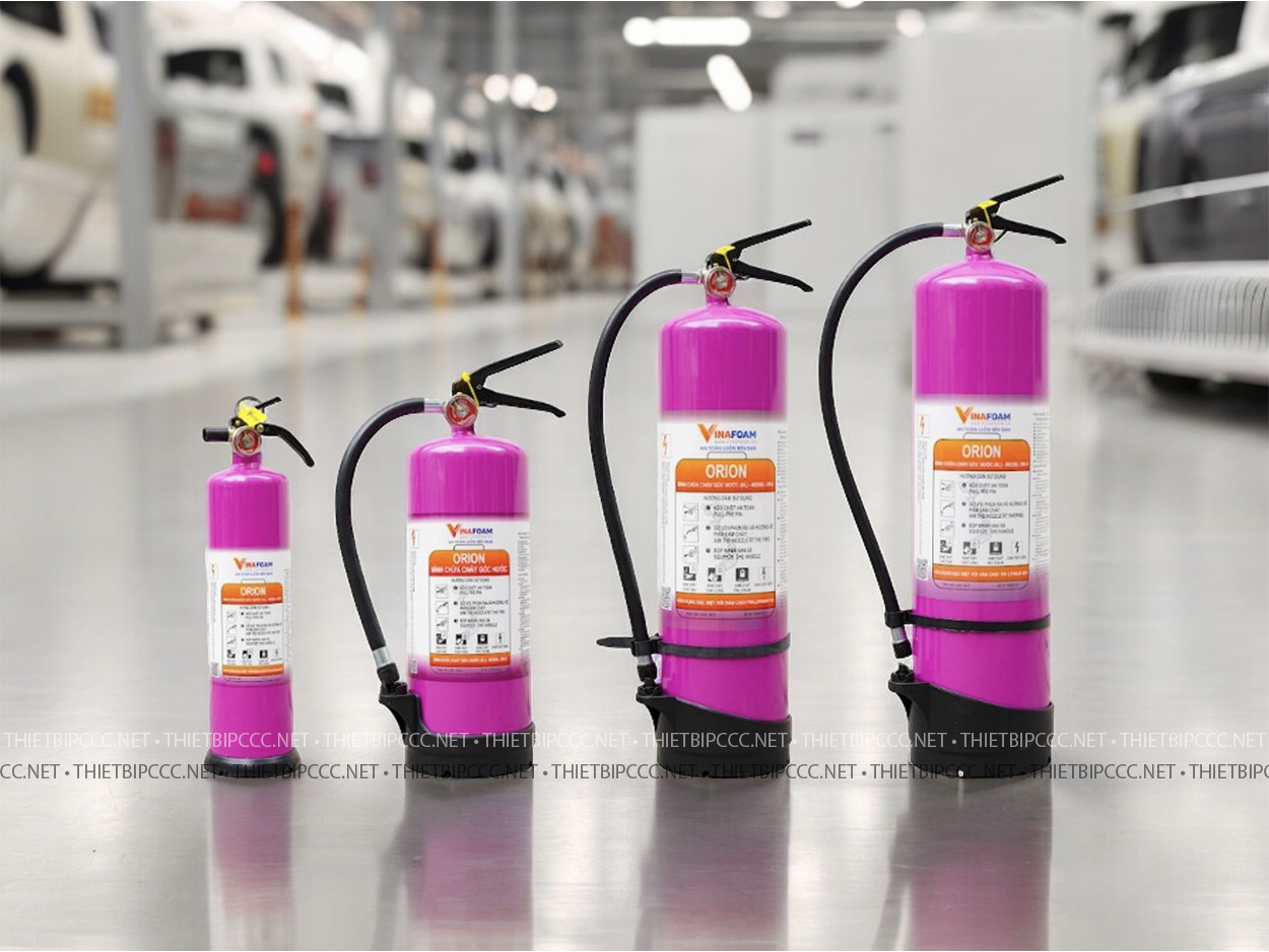 Bình chữa cháy Orion 3 lít OR-3 chuyên pin xe điện li-ion