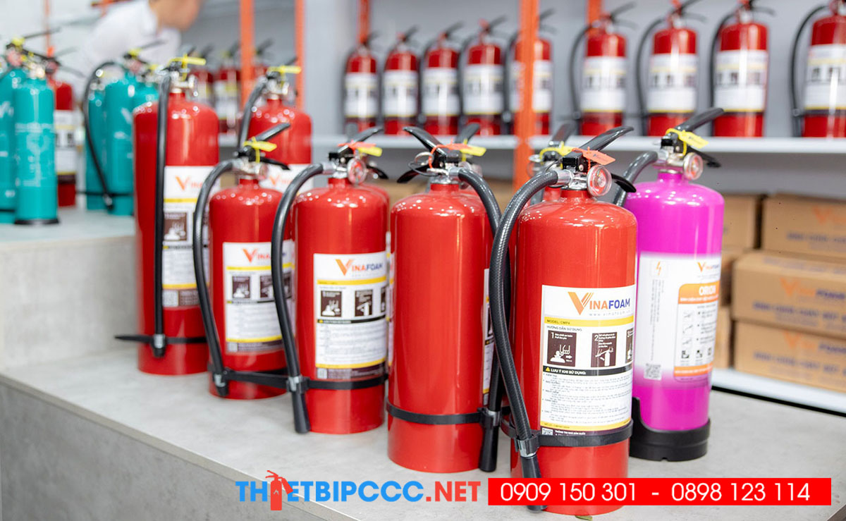 Bảng giá 4 mẫu bình chữa cháy bọt foam đạt chuẩn PCCC