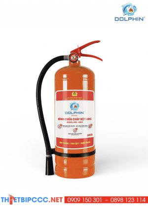 Bình chữa cháy bột ABC 4kg Dolphin DPA-ABC4