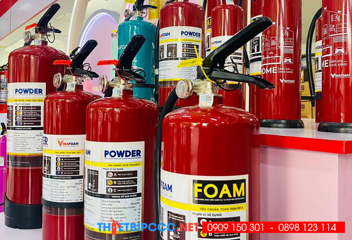 Các dòng bình chữa cháy bọt Foam phổ biến hiện nay