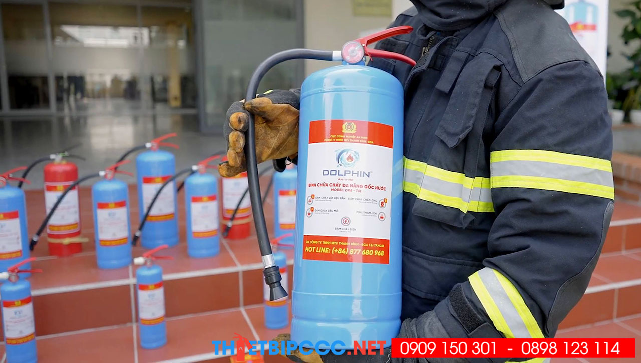Nguyên lý vận hành bình chữa cháy gốc nước