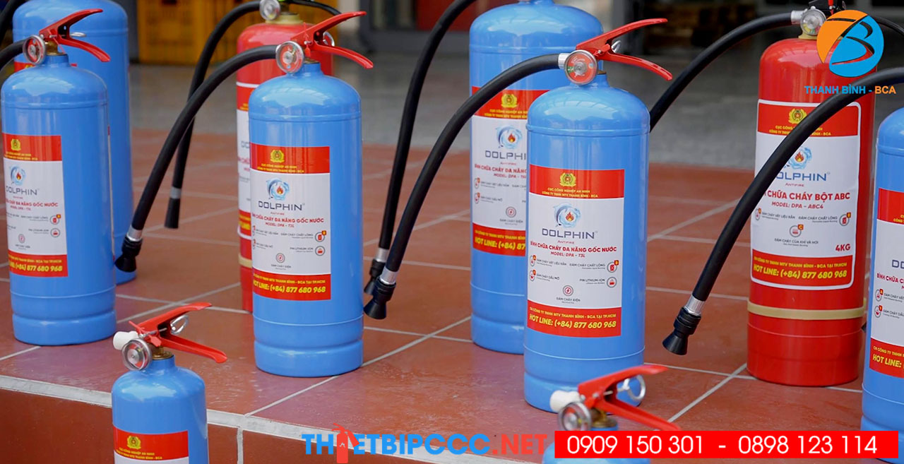 Bình chữa cháy gốc nước thương hiệu Dolphin chính hãng tại thiết bị pccc Levu