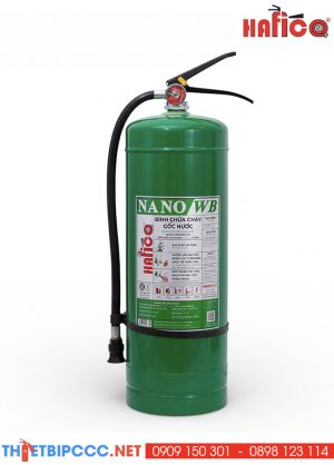 Bình chữa cháy Nano gốc nước 9 lít HFNWB9 Hafico