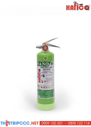 Bình chữa cháy Nano gốc nước mini 950ml Hafico