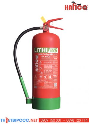 Bình chữa cháy pin lithium-ion 6 lít HFLWB6 Hafico