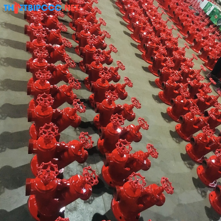 Cột lấy nước chữa cháy 2 họng DN65 Ø65mm