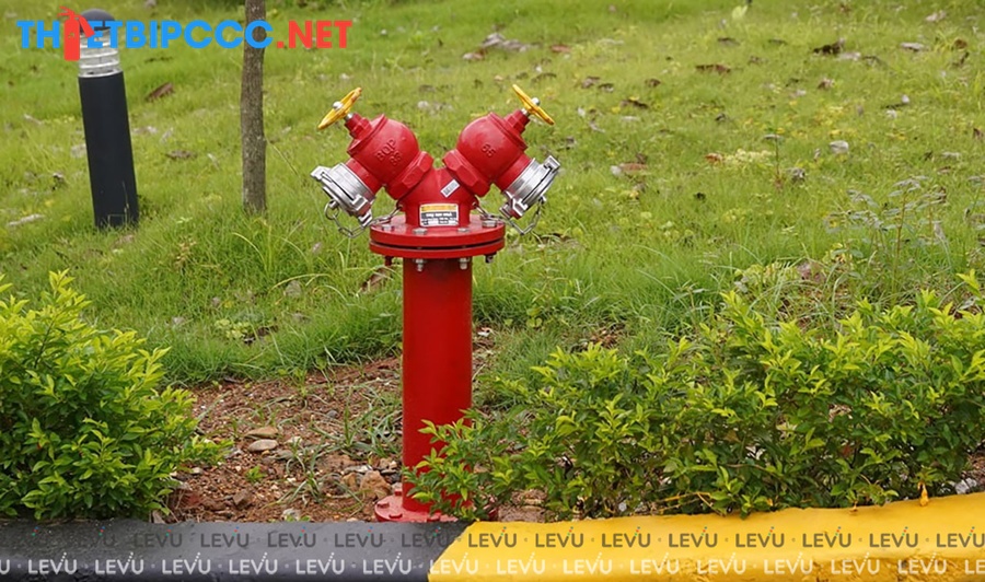 Đầu trụ chữa cháy đôi 2 cửa van D65 83Mec