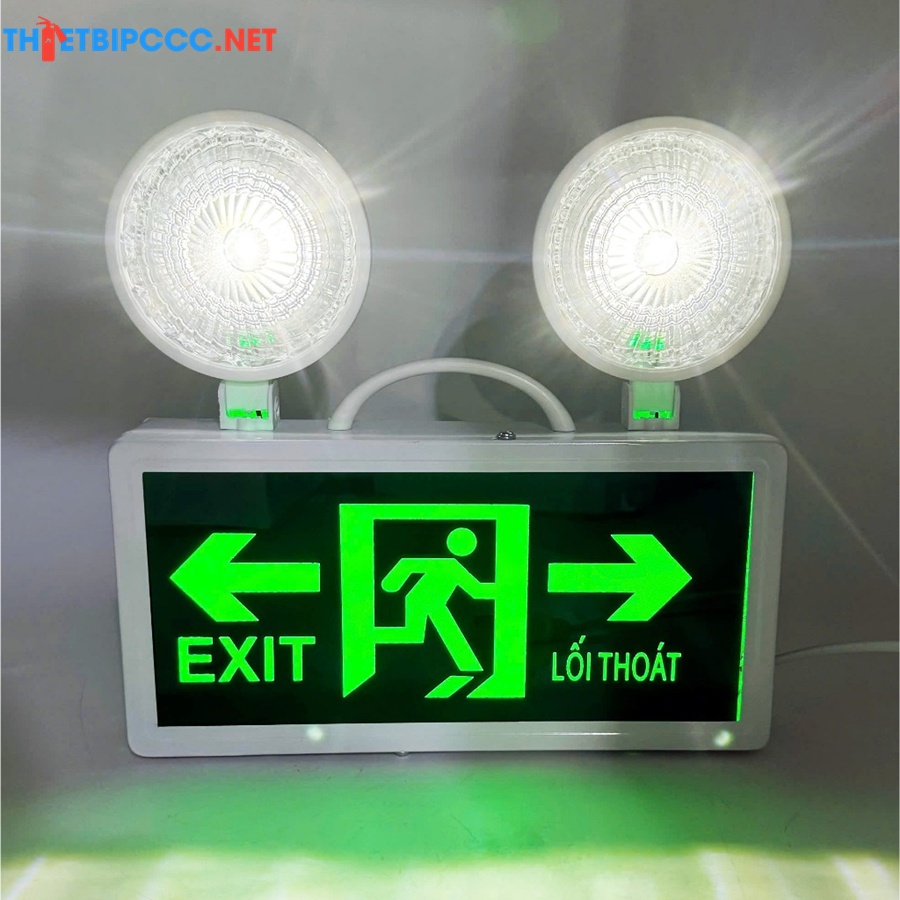 Phân biệt đèn chiếu sáng sự cố với Đèn Exit