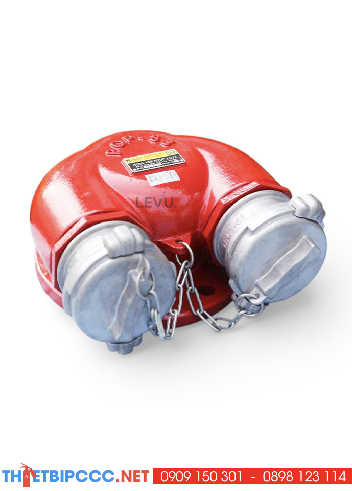 Họng tiếp nước chữa cháy 83Mec Việt Nam 2 cửa D65