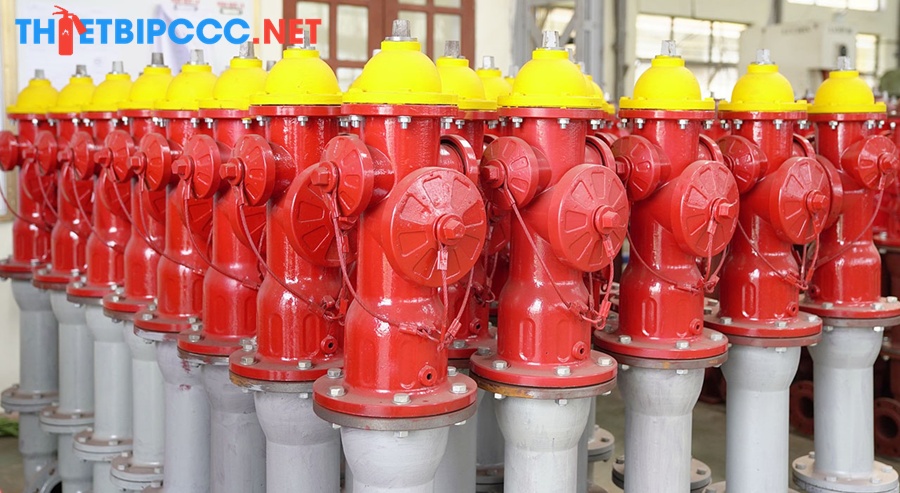 Trụ nước chữa cháy 3 cửa 83Mec BQP DN100