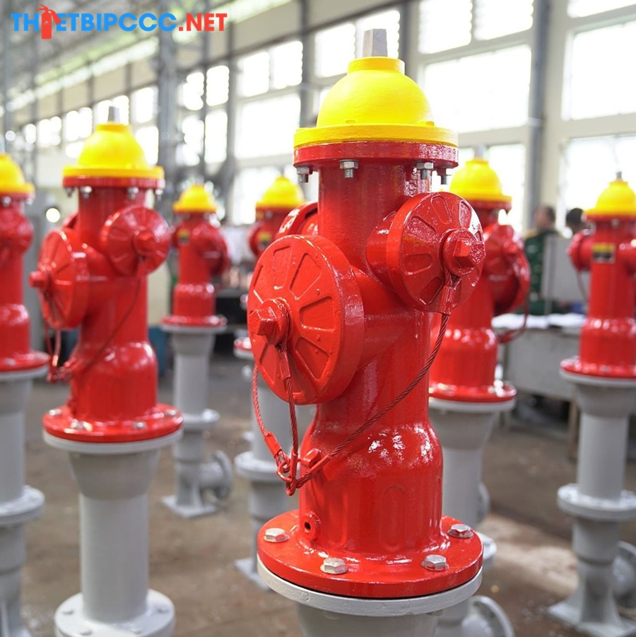 Trụ nước chữa cháy 3 cửa 83Mec BQP DN100