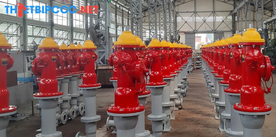 Trụ nước chữa cháy 3 cửa 83Mec BQP DN100