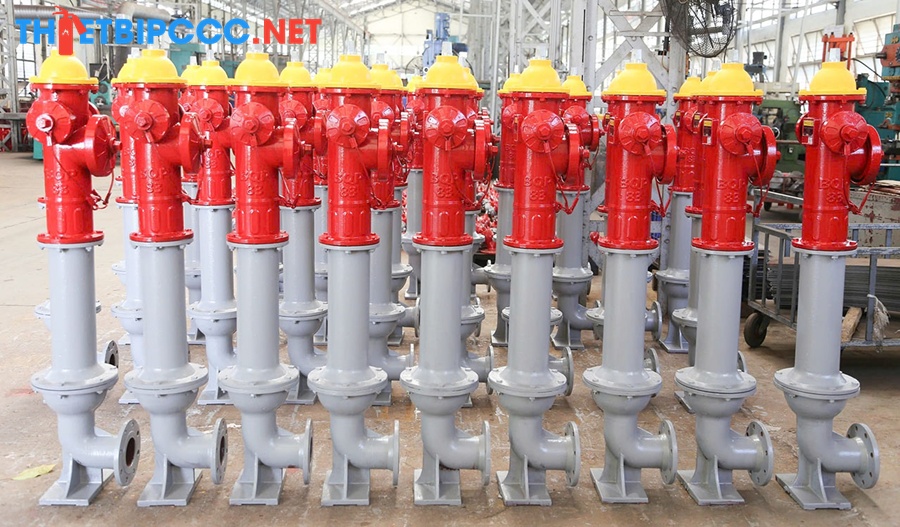 Trụ nước chữa cháy 3 cửa 83Mec BQP DN100