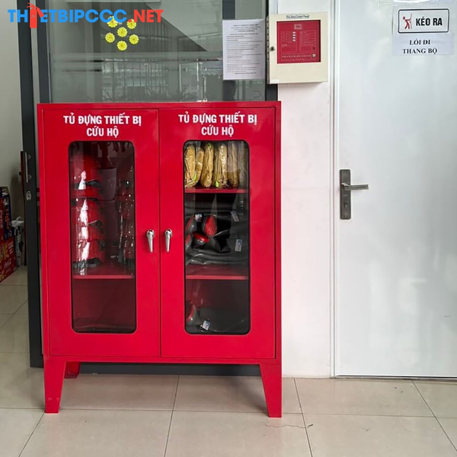 Tủ đựng thiết bị PCCC & BHLD lớn 110x120x40cm