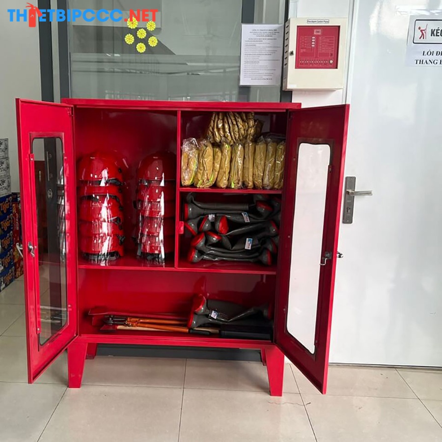 Tủ đựng thiết bị PCCC & BHLD lớn 110x120x40cm