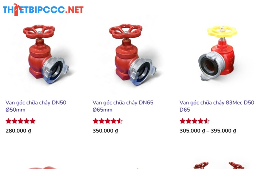 Van góc chữa cháy