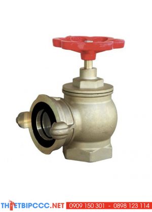 Van góc chữa cháy bằng đồng nguyên khối D50
