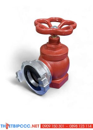 Van góc chữa cháy DN65 Trung Quốc ti đồng