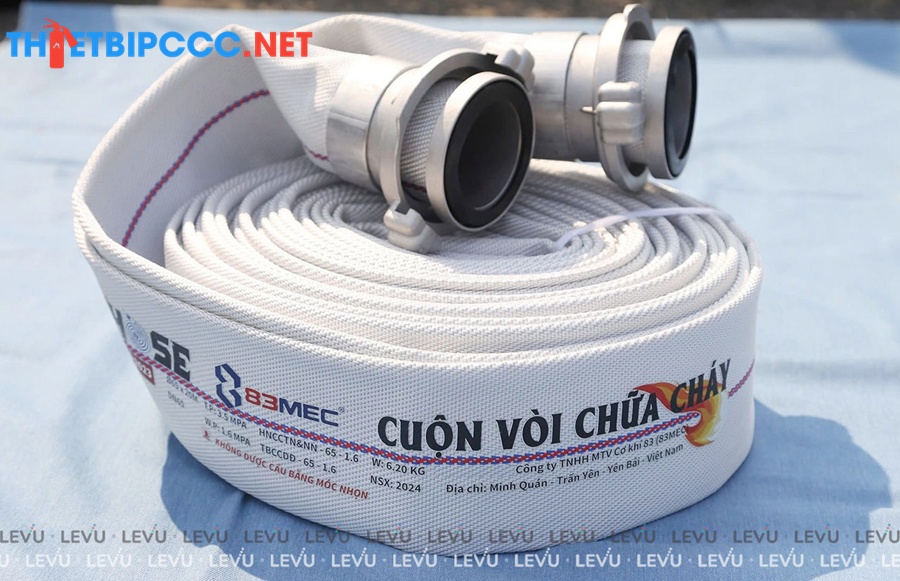 Cuộn vòi chữa cháy DN50 20m 16bar 83Mec CV50-20/16
