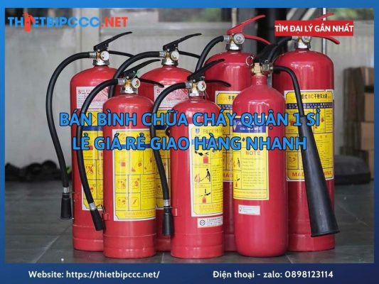 Bán Bình Chữa Cháy Quận 1 Sỉ Lẻ Giá Rẻ Giao Hàng Nhanh