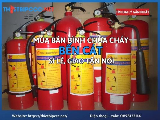 Đại Lý Mua Bán Bình Chữa Cháy Bến Cát Bán Sỉ Lẻ Giá Tốt Giao Nhanh