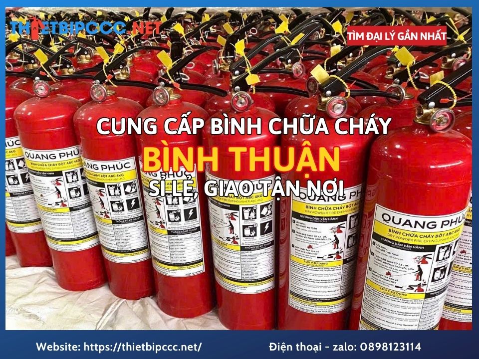 Mua bán Bình chữa cháy Bình Thuận hỗ trợ tư vấn và giao hàng nhanh