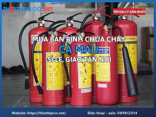 Mua Bán Bình Chữa Cháy Cà Mau Uy Tín, Phân Phối Sỉ Lẻ Giá Tốt