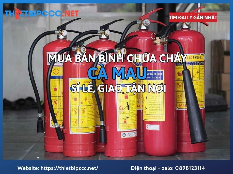 Mua Bán Bình Chữa Cháy Cà Mau Uy Tín, Phân Phối Sỉ Lẻ Giá Tốt
