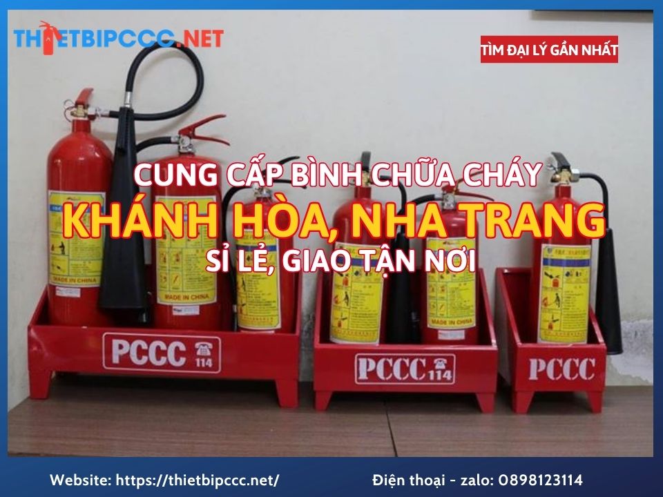 Mua bán bình chữa cháy Khánh Hòa, Nha Trang uy tín giao tận nơi nhanh chóng